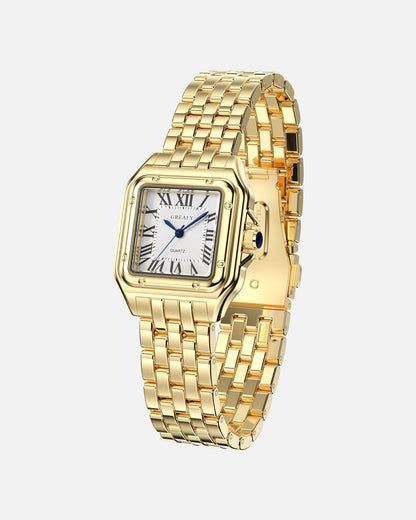 Women's Classic Square Watch | with Roman Numeral Dial