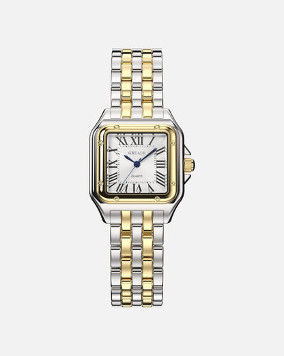 Women's Classic Square Watch | with Roman Numeral Dial