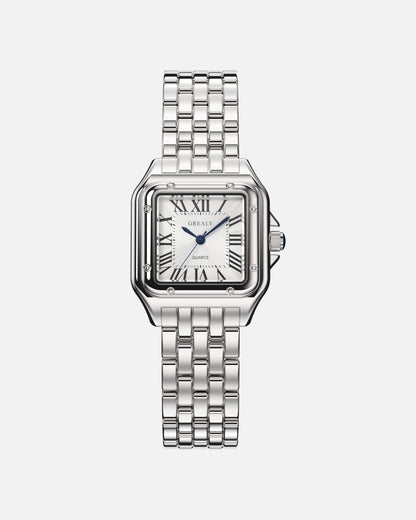 Women's Classic Square Watch | with Roman Numeral Dial