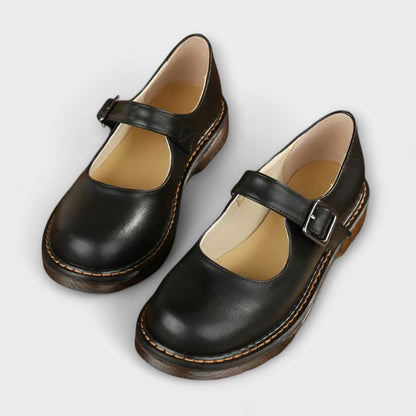 Women’s Retro Mary Jane Shoes | with Buckle Strap