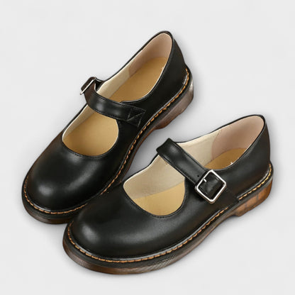 Women’s Retro Mary Jane Shoes | with Buckle Strap