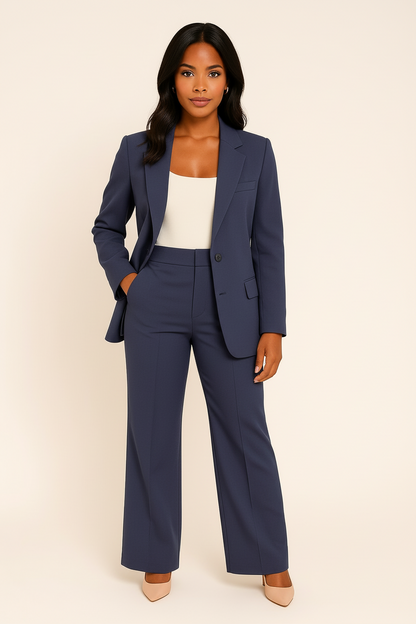 Women's Office Business Pantsuit | Two-Piece Set