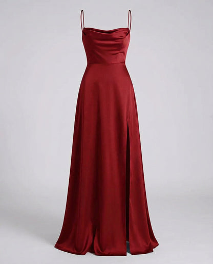 Women's Evening Dress with High Slit | Maxi