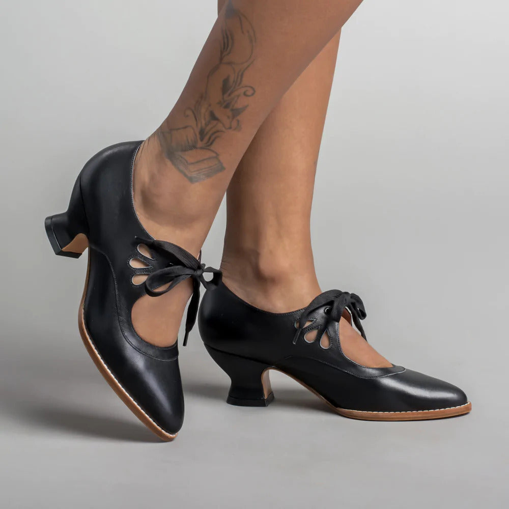 Women's Vintage High Heels | Lacing