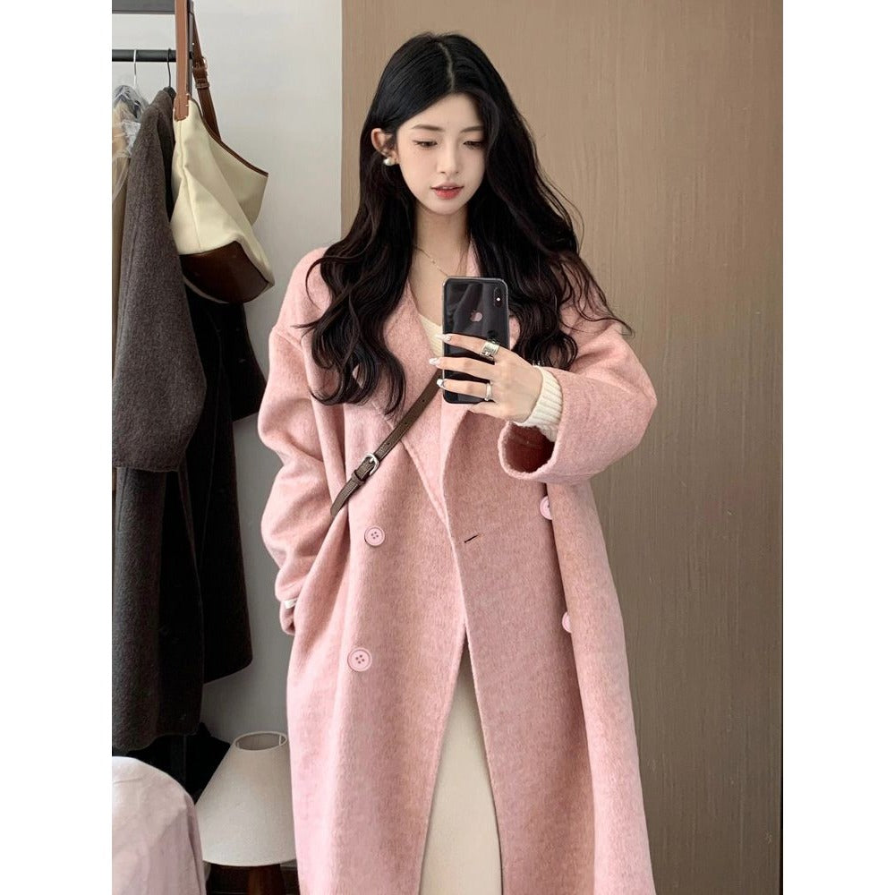 Manteau long croisé pour femme - Camilla