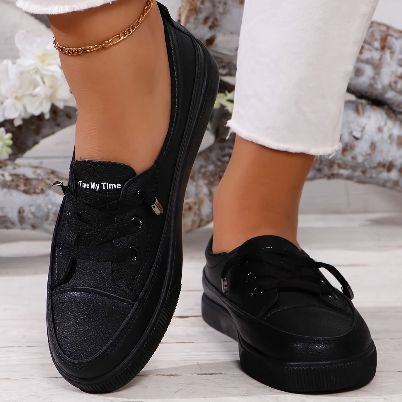 Women's Slip-On Casual Sneakers | Low-Top Flat Shoes