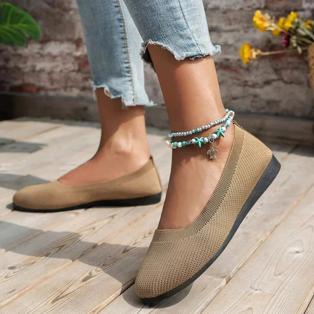 Women's Round Toe Flat Shoes | Slip-On