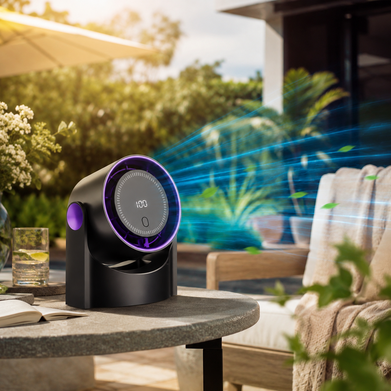 Compact Wireless USB Fan for Home, Office, Bedroom, and Dorm Cooling