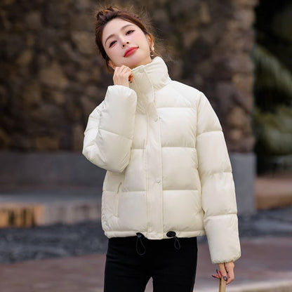 Puffer Jacket with High Collar for Women - Pina
