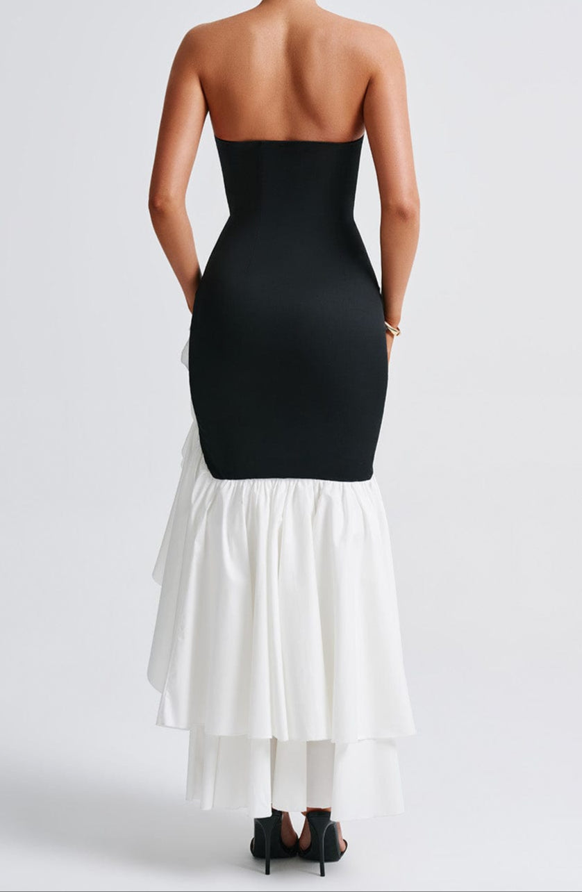 angelina maxi dress black white Angelina Maxi Dress