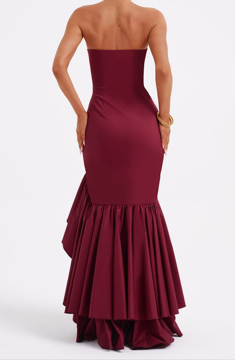 Jimena Maxi Dress - Burgundy Razys.com Jimena Maxi Dress - Burgundy Razys.com