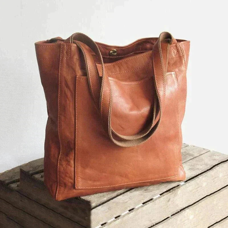 Ladies Shopper Shoulder Bag | with Outer Pocket