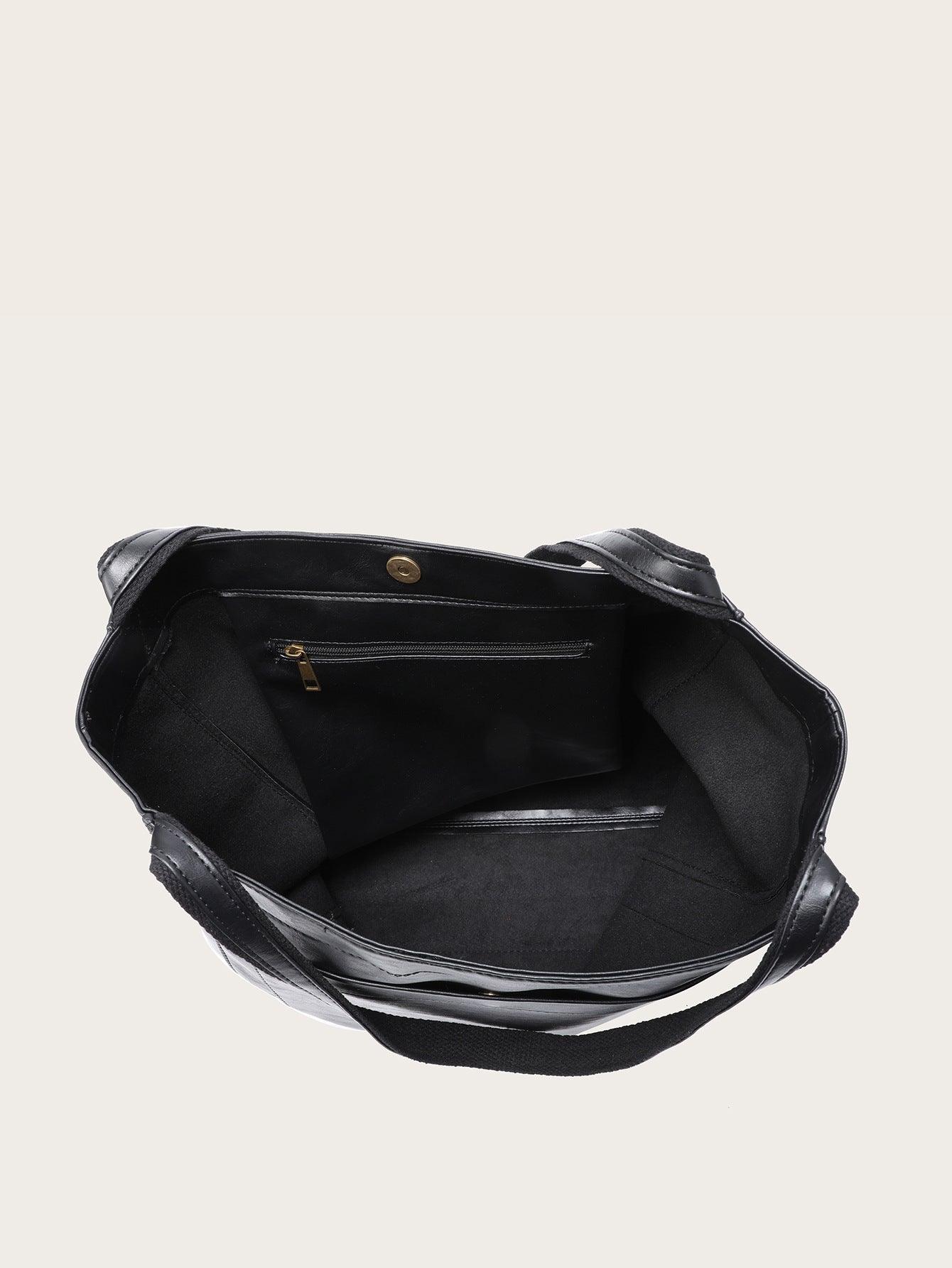 Ladies Shopper Shoulder Bag | with Outer Pocket