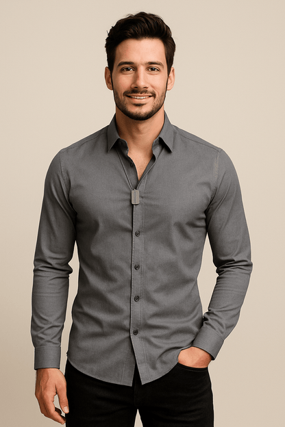 Men's Breathable Stretch Shirt | Long-Sleeve