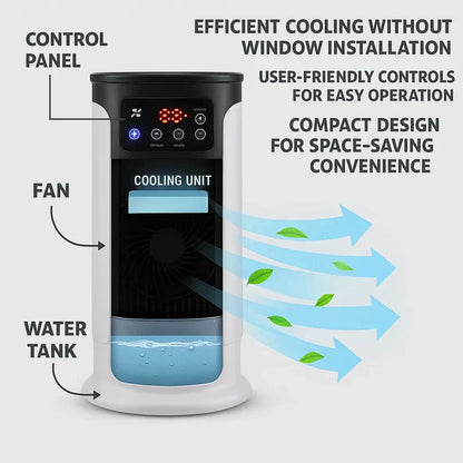 Energy-Efficient Portable Air Conditioner for Dorm Rooms Without Windows