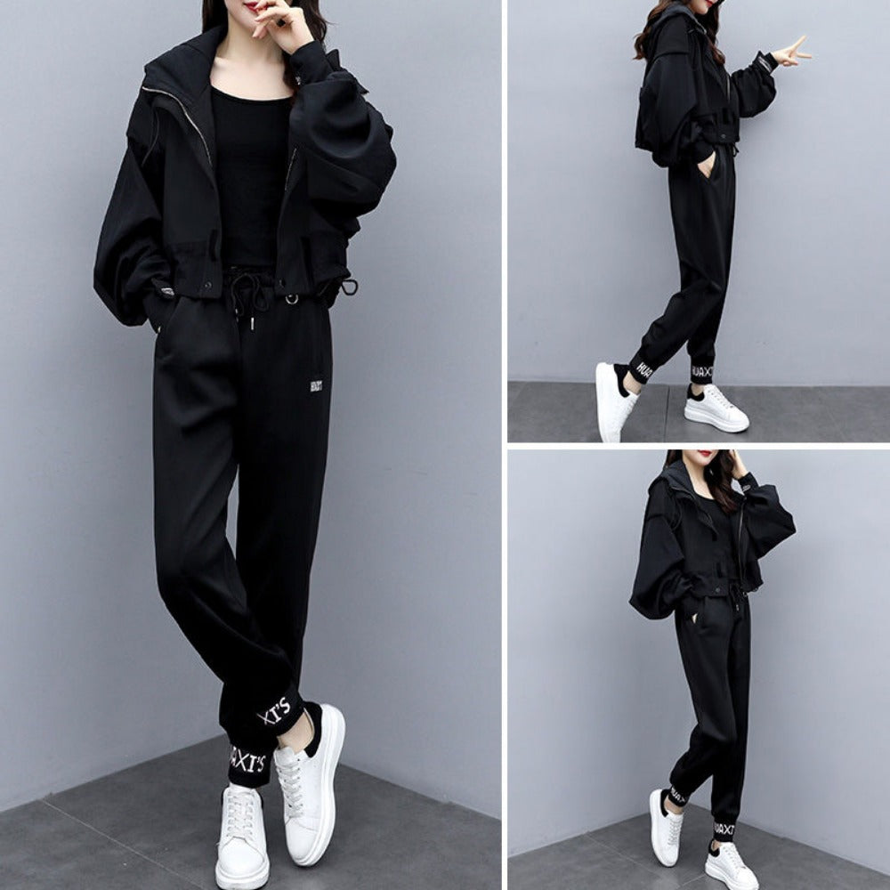 Two Piece Tracksuit with Hoodie for Women - Cosima