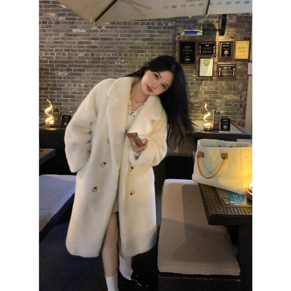 Oversized Faux Fur Coat for Women - Marisa