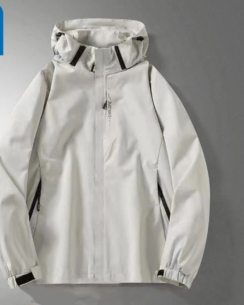 Waterdichte capuchonjas met rits voor dames - Marcia