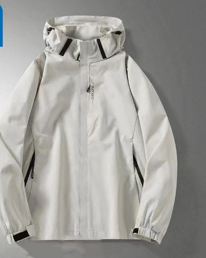 Waterdichte capuchonjas met rits voor dames - Marcia