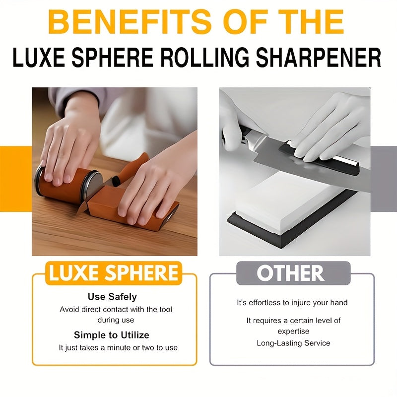 Dual Angle Sharpening Stone Set | Diamond Stone with Magnetic Holder | 15° & 20° Sharpening Angles | Suitable for Wood & Metal