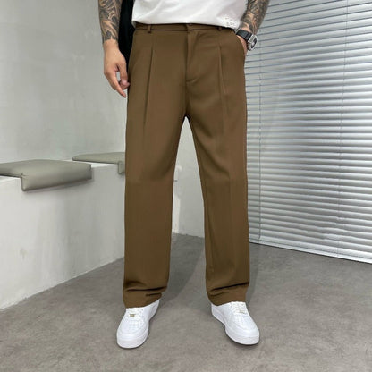 Men's Pleated Summer Pants | Relaxed Fit