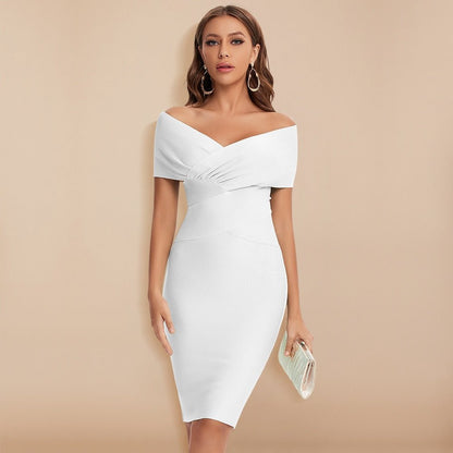 Women’s Off-Shoulder Evening Dress | Mini