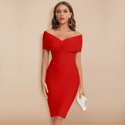 Women’s Off-Shoulder Evening Dress | Mini