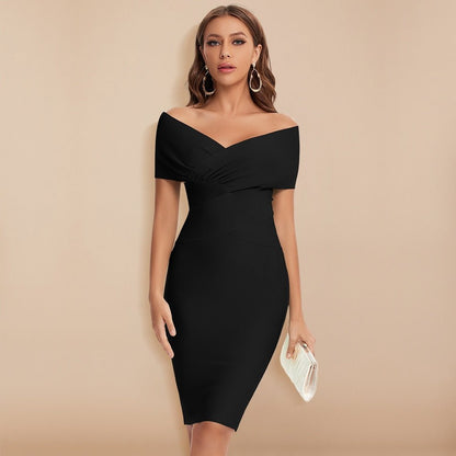 Women’s Off-Shoulder Evening Dress | Mini