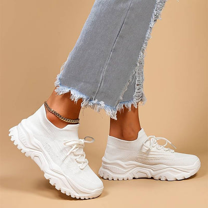 Women's Summer Breathable Sneakers | Platform