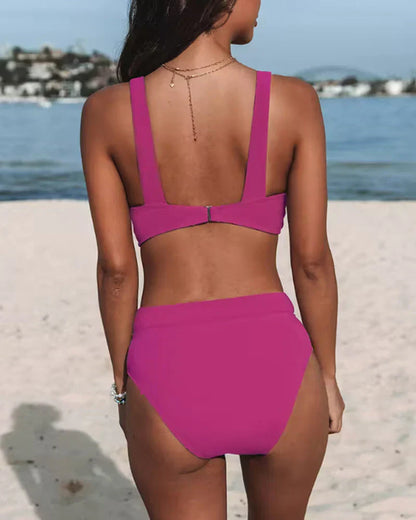 Women’s High-Waisted Two-Piece Bikini Set | Summer
