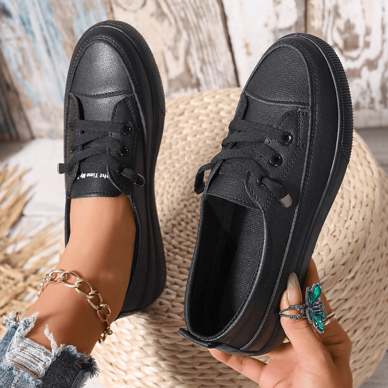 Women's Slip-On Casual Sneakers | Low-Top Flat Shoes