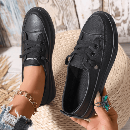 Women's Slip-On Casual Sneakers | Low-Top Flat Shoes