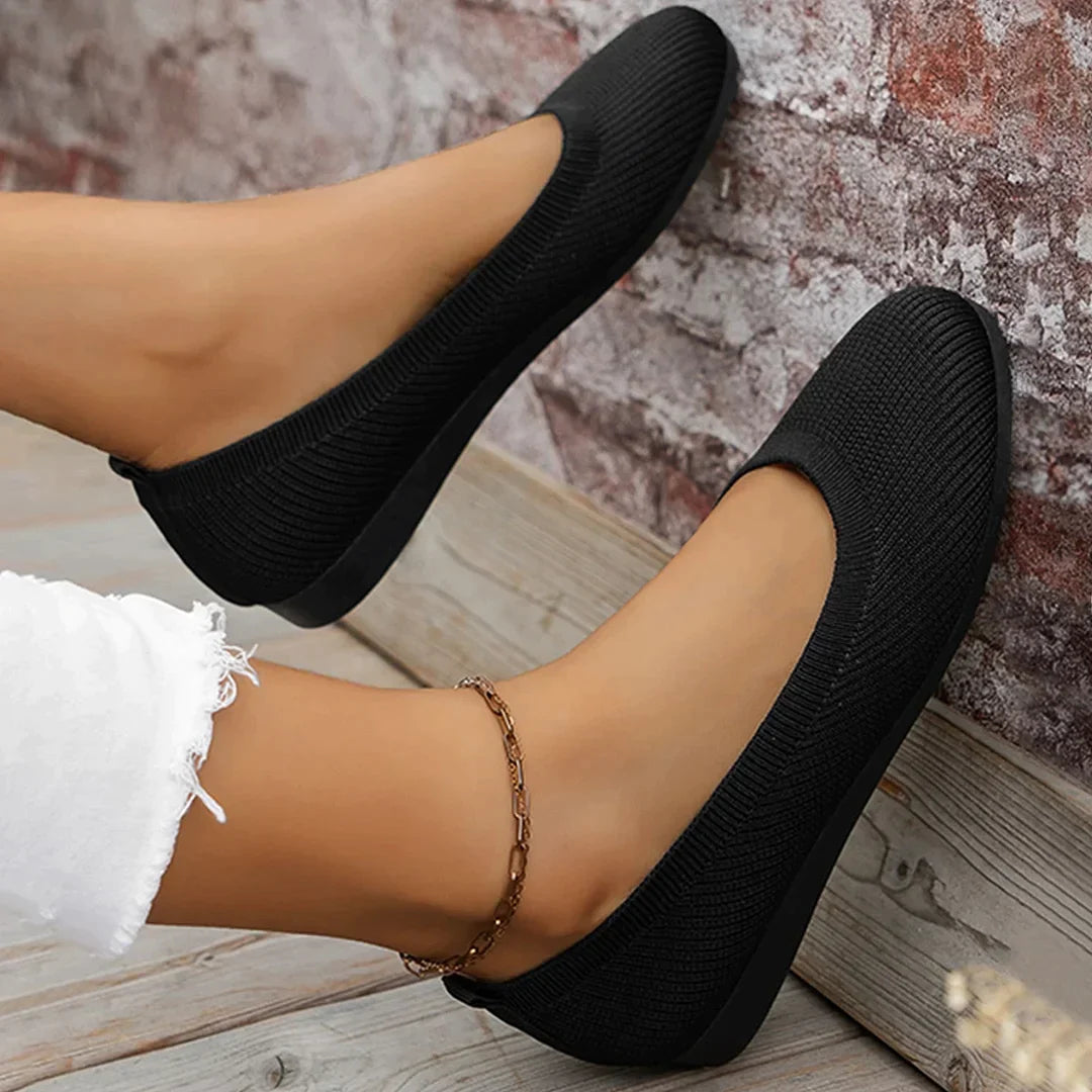 Women's Round Toe Flat Shoes | Slip-On