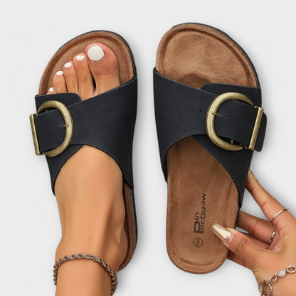 Women's Casual Flat Slide Sandals | Slip-On