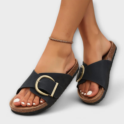 Women's Casual Flat Slide Sandals | Slip-On
