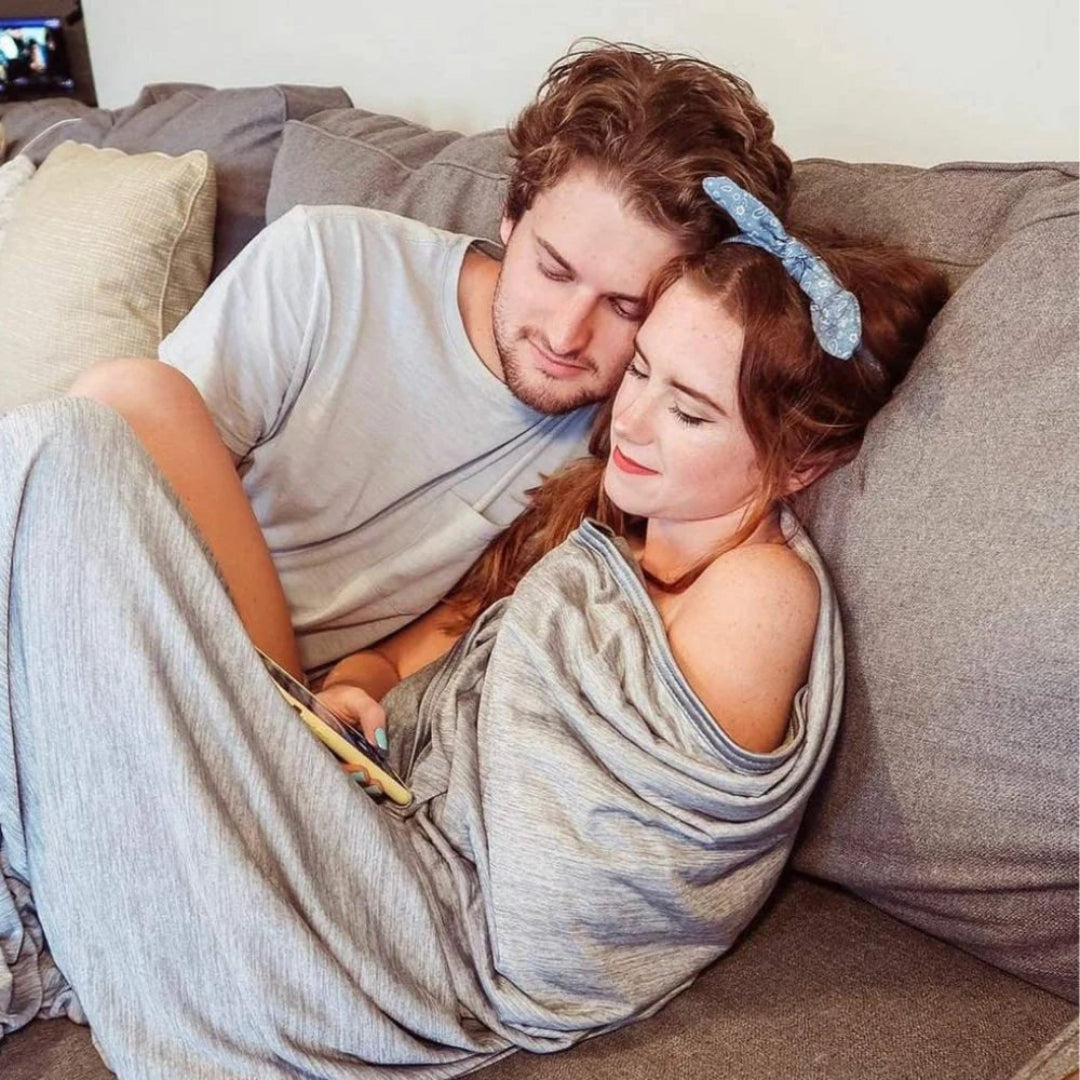 Breathable Cooling Blanket for Hot Sleepers - Summer Comfort