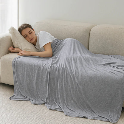 Lightweight Breathable Cooling Blanket for Summer Sleep