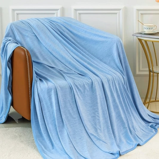 Lightweight Breathable Cooling Blanket for Summer Sleep