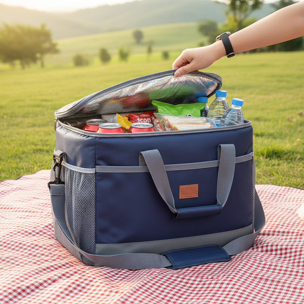 Insulated Zippered Cooler Bag for Cooling