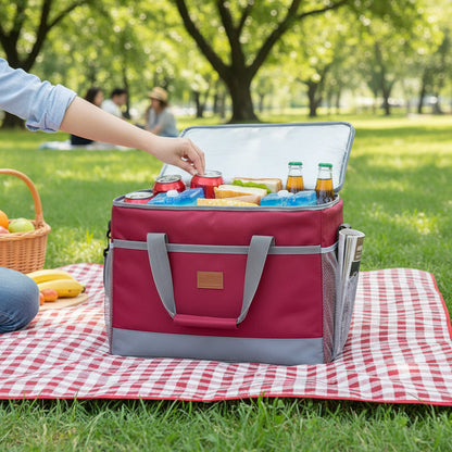 Insulated Zippered Cooler Bag for Cooling