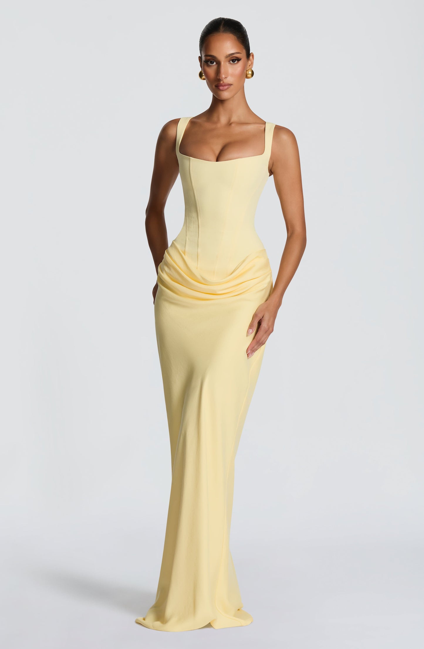 Women's Formal Evening Maxi Dress | Square Neck