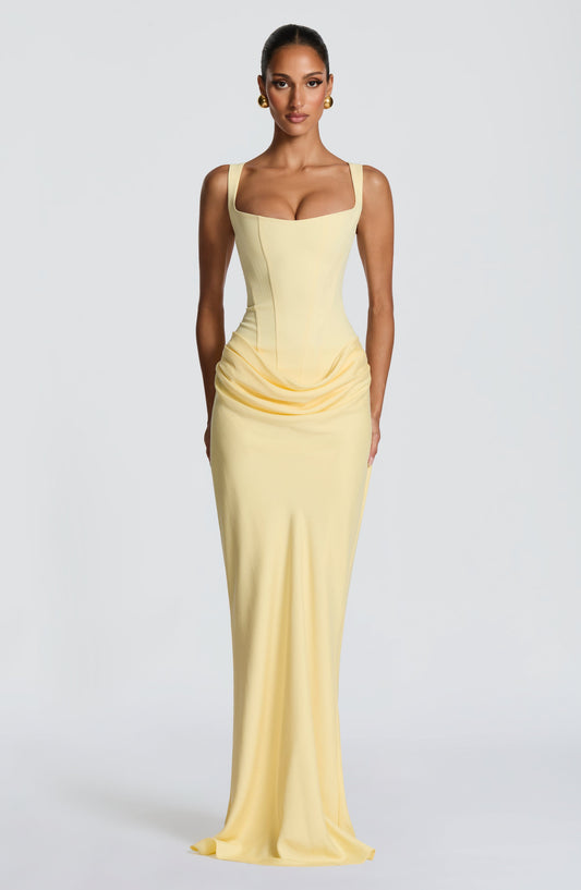 Women's Formal Evening Maxi Dress | Square Neck