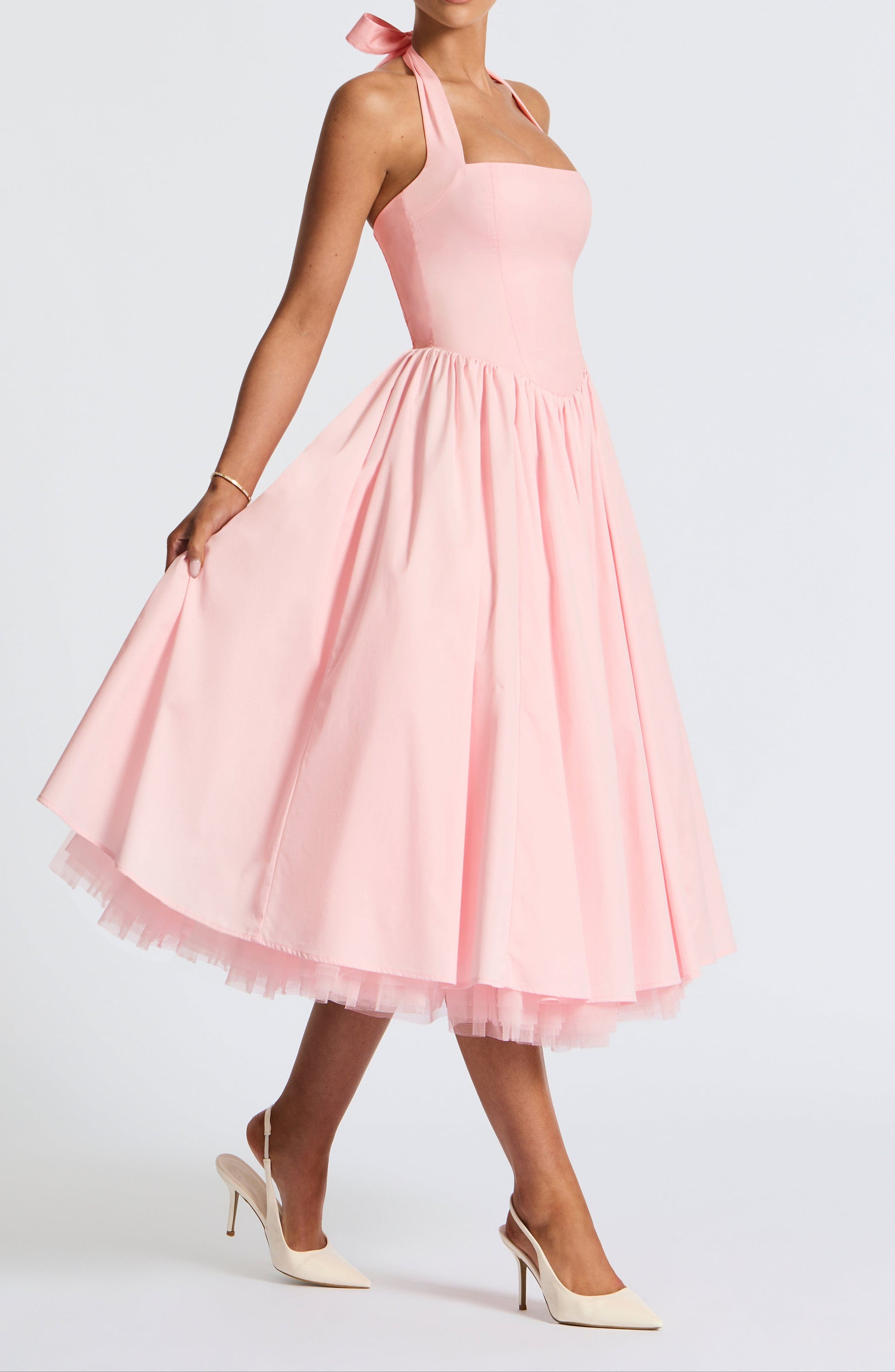 Zoe Midi Dress-Blush Razys.com Zoe Midi Dress-Blush Razys.com