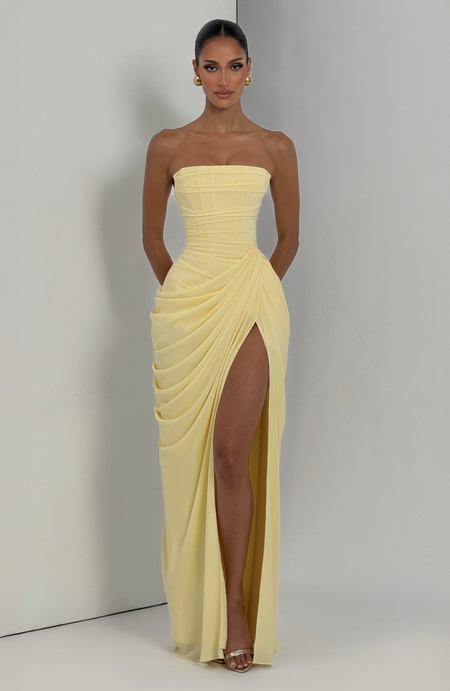 Women's Strapless Prom Dress | Maxi