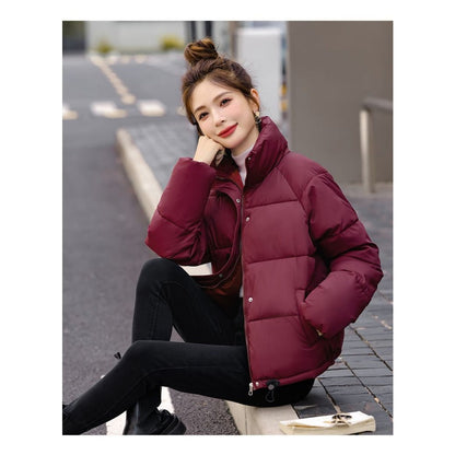 Puffer Jacket with High Collar for Women - Pina