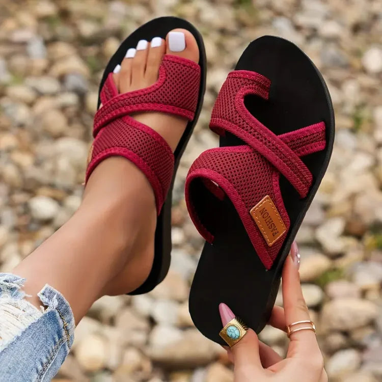 Women's Slip-On Summer Sandals | Open-Toe