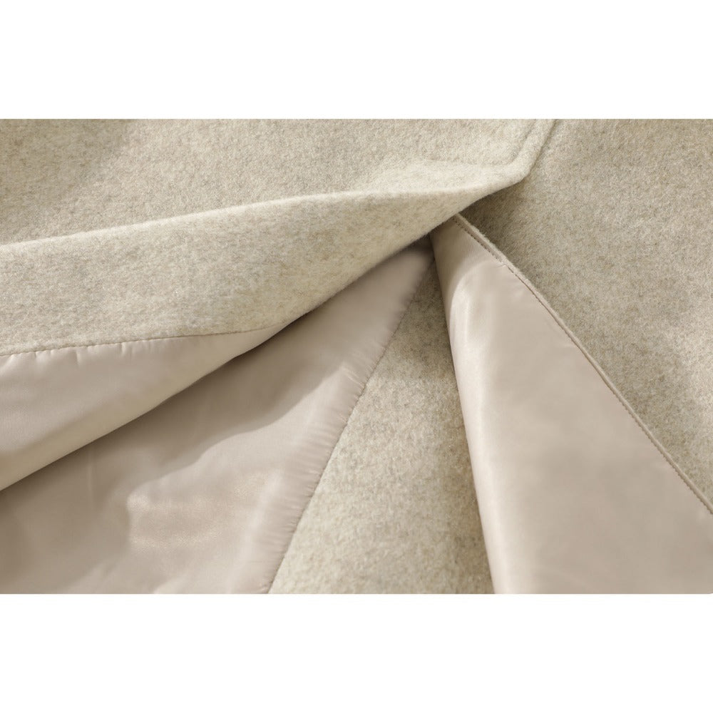 Manteau long croisé avec ceinture pour femme - Lucia