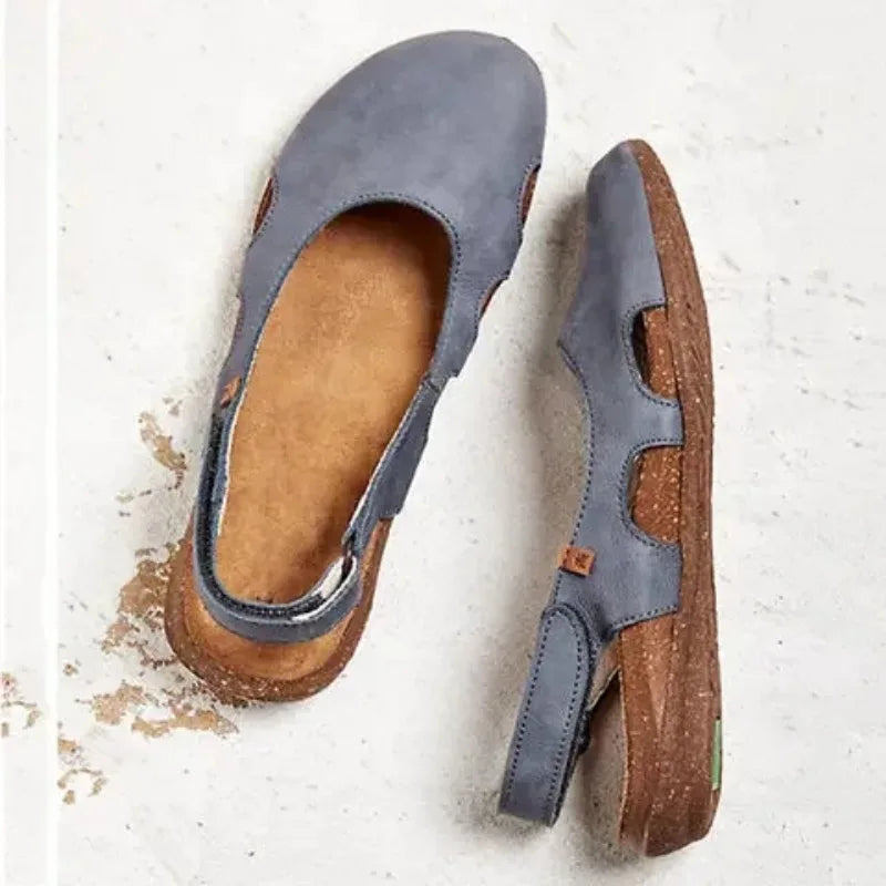 Women's Retro Slingback Sandals | Closed-Toe