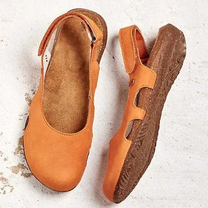 Women's Retro Slingback Sandals | Closed-Toe