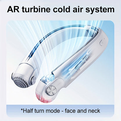 Portable Neck Fan with 45-Degree Adjustable Breeze for Outdoor Use